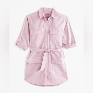 Abercrombie light pink cargo dress